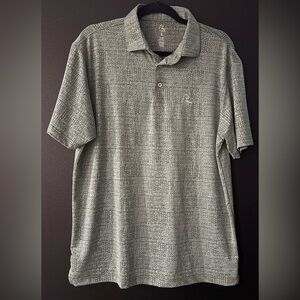 Rhoback “Computer Circuit” Geometric Print Golf Polo Shirt